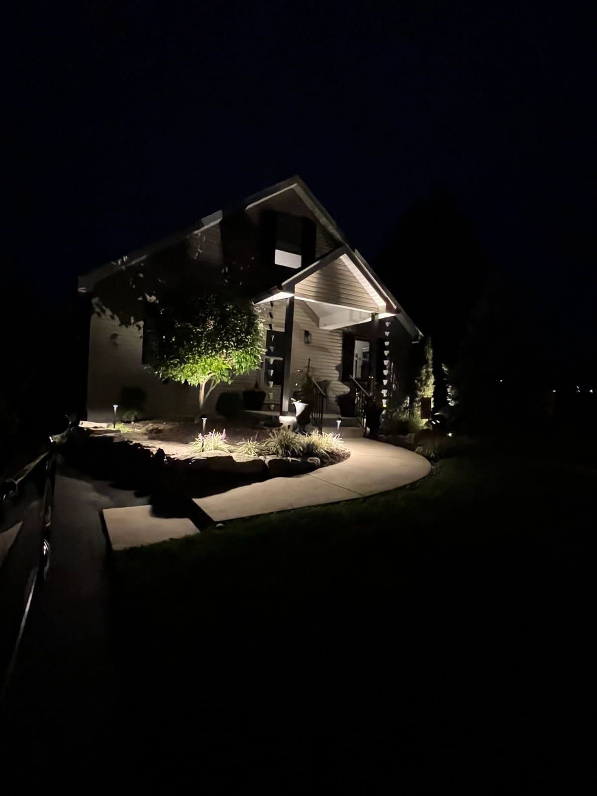 Gallery photos for Transform Your Home with Elegant Exterior Lighting: Image #3