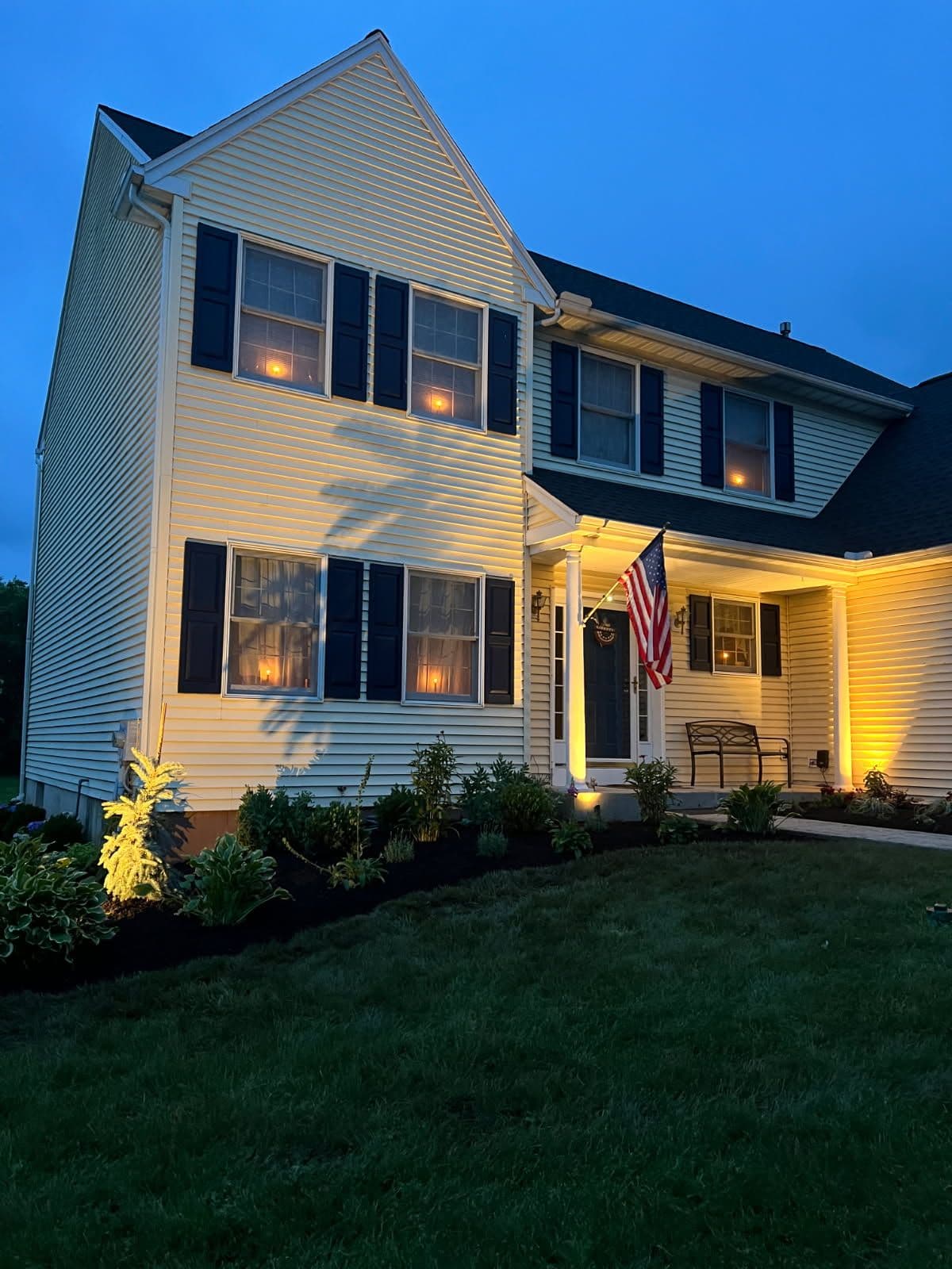 Gallery photos for Transform Your Yard with Stunning Night Lighting: Image #2